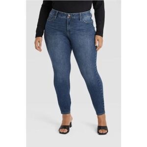 Ava & Viv NWT size 20R stretch skinny jeans mid-rise, plus size